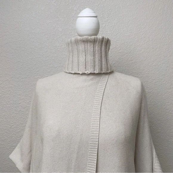 Diane Von Furstenberg Ahiga Turtleneck Poncho Sweater